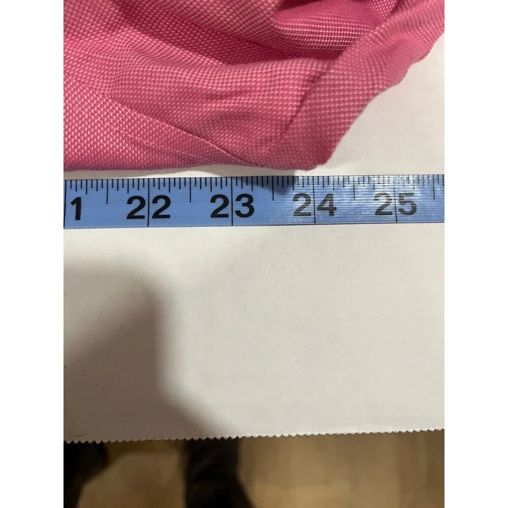 Talbots Women’s Wrinkle Resistant Button Up Shirt Pink Cotton Size 16W Classic - Picture 6 of 9